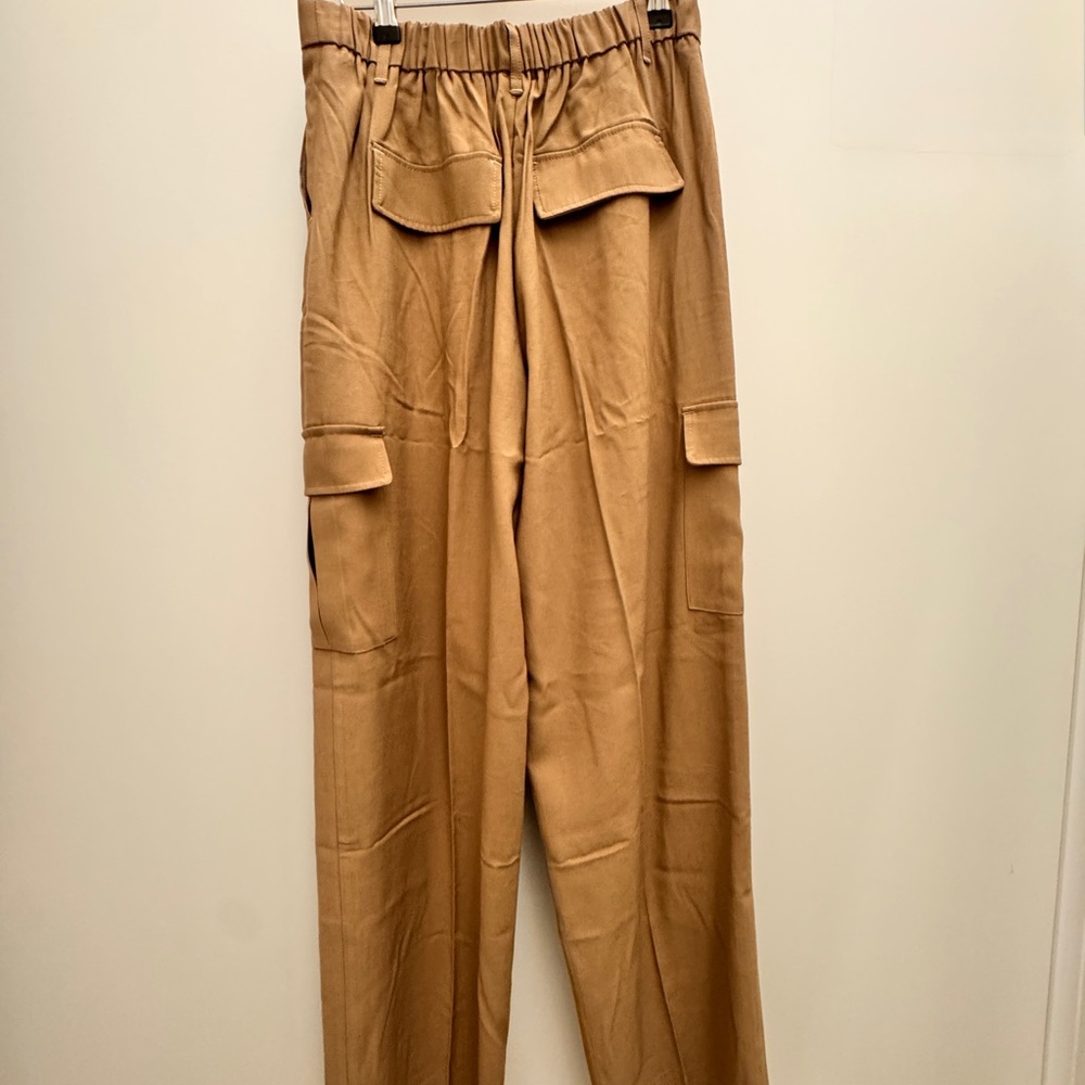Men's Cargo Pants in Tan with Utility Pockets - Picture 2 of 3